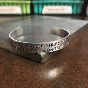 Fearfully and wonderfully made bracelet
